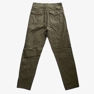 AEO Olive Green Striped Cargo Pants